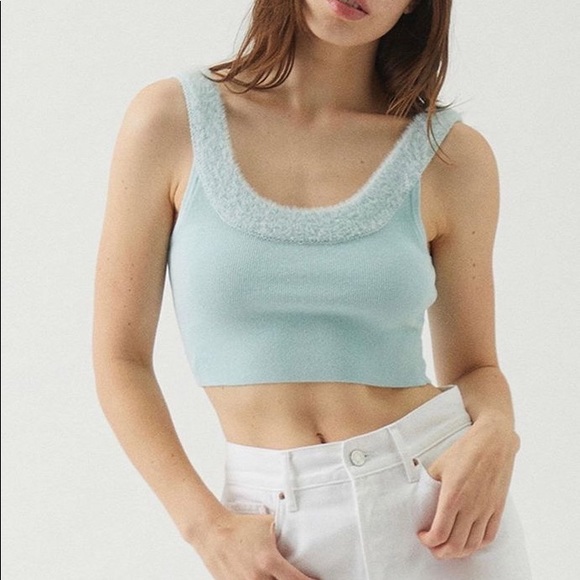 PacSun Boa Fuzzy Tank Top - Picture 3 of 4